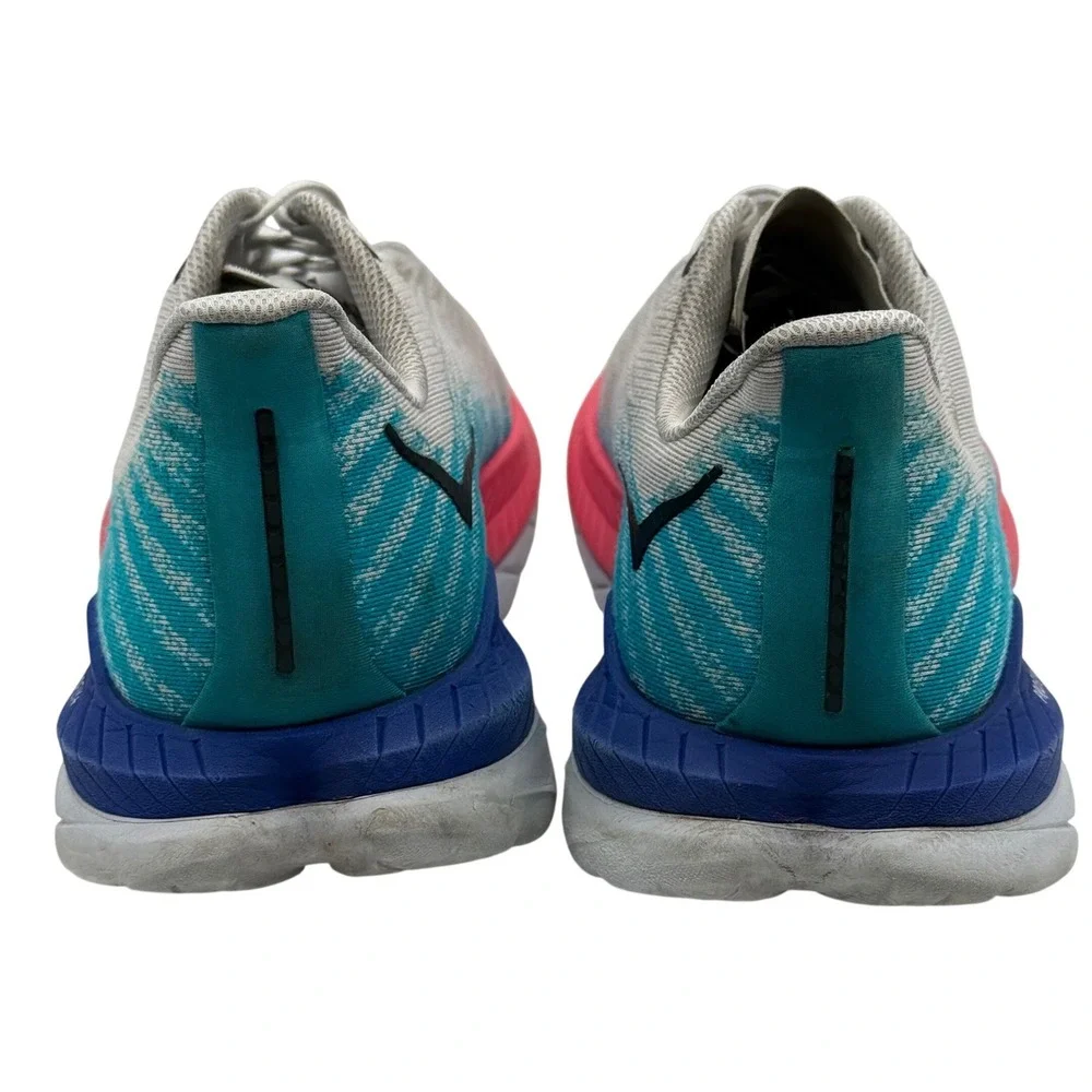 Hoka Mach 5 Men's Size 12 D Running Shoes White Blue Pink PROFLY+1127893 WSBB‎